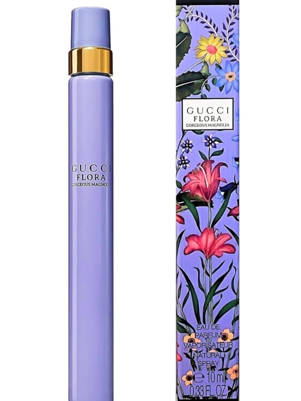 New Gucci Flora Gorgeous Magnolia Eau De Parfum Spray 0.33fl oz